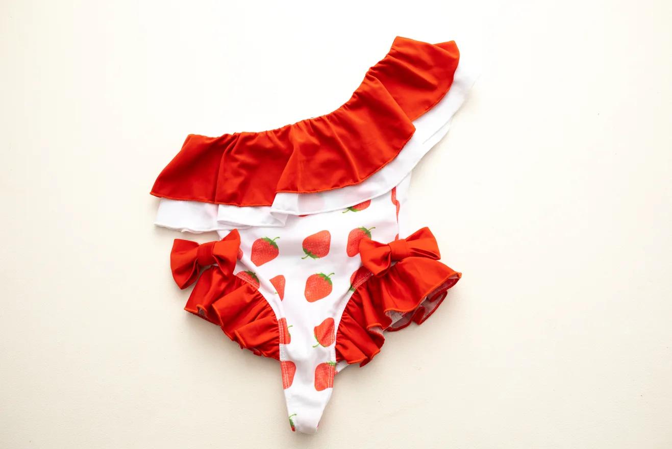 Strawberry Off-Shoulder One-Piece — Strawberry collection