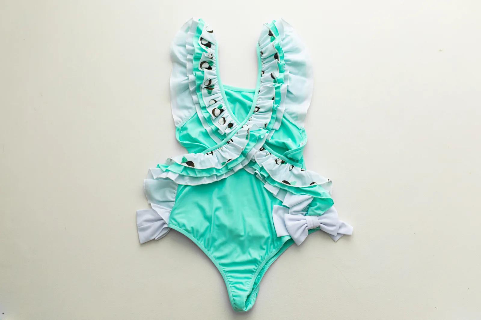 Coconut Cross-Back One-Piece — Coconut collection