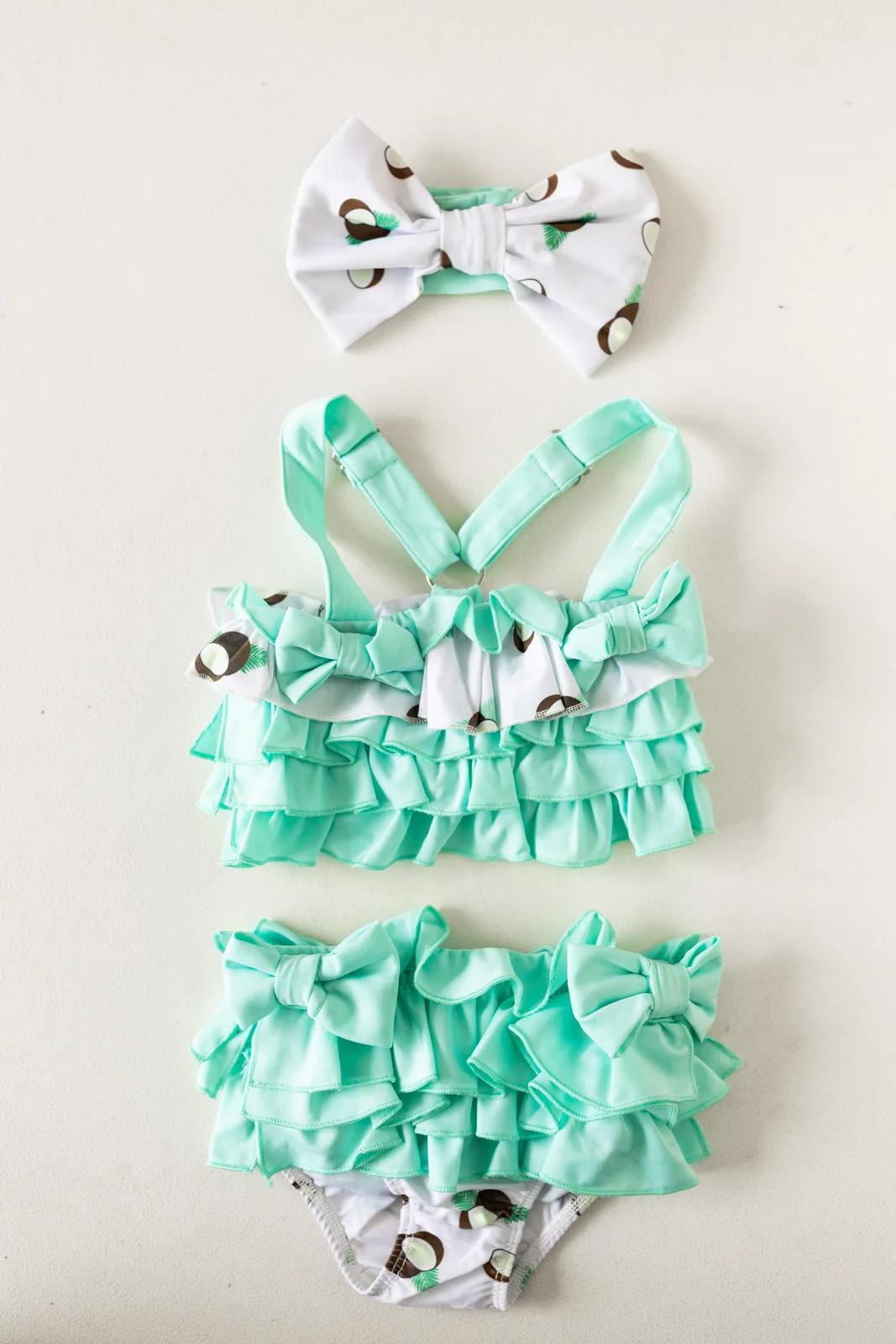 Coconut Ruffle Bikini Two-Piece — Coconut collection
