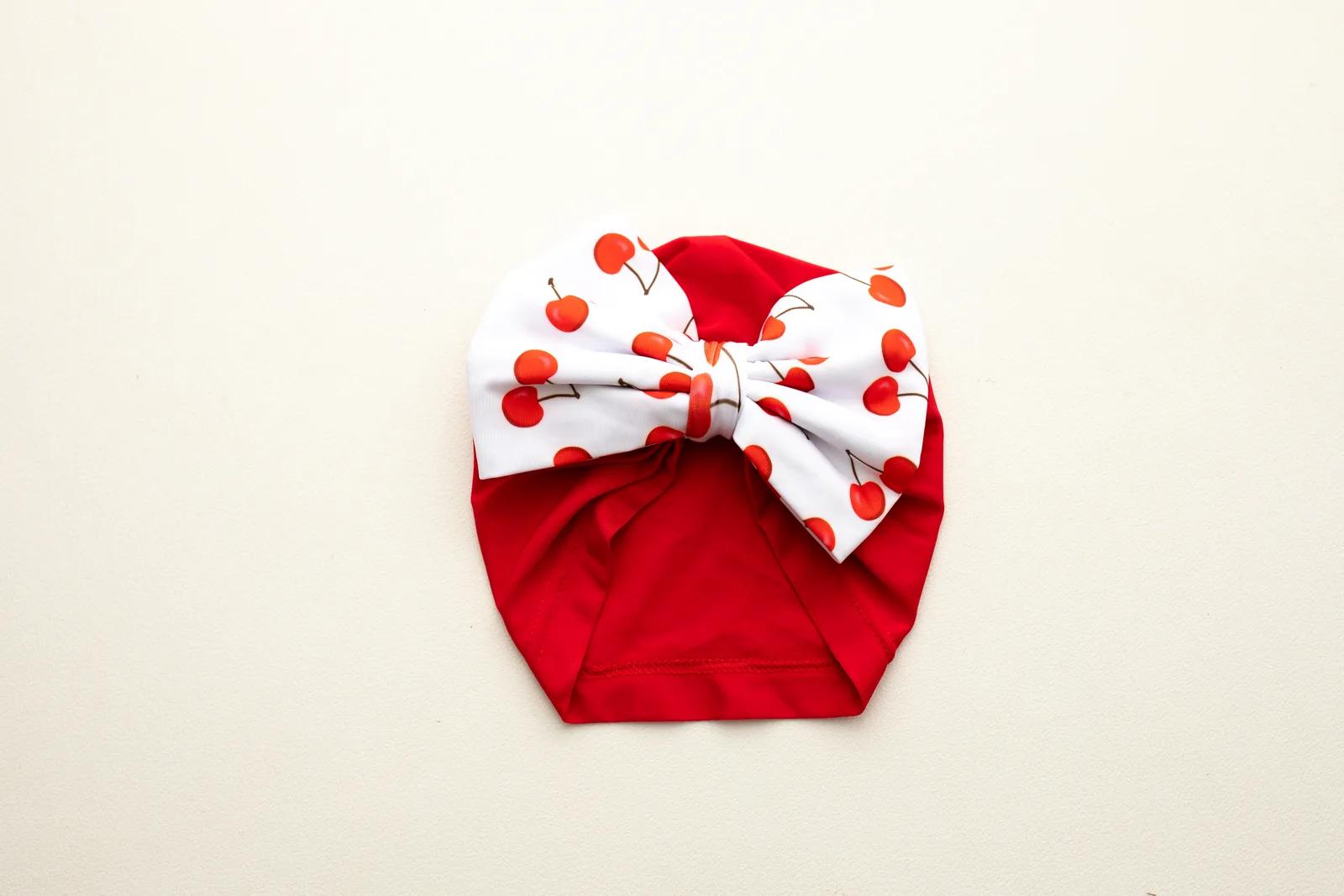 Cherry Head Wrap & Bow — Cherry collection