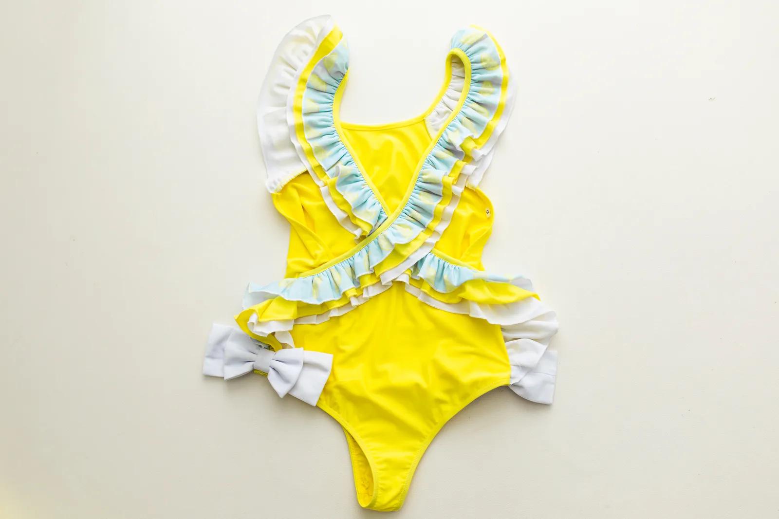 Lemon Cross-Back One-Piece — Lemon collection