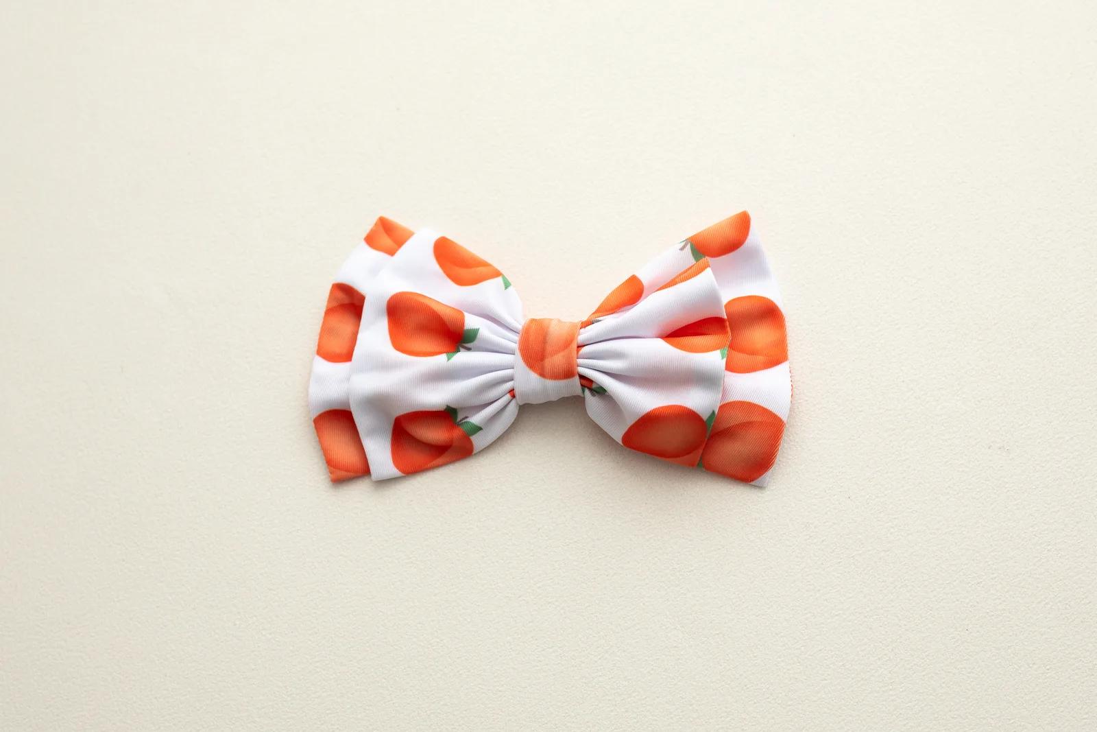 Apricot Clip Bow — Apricot collection