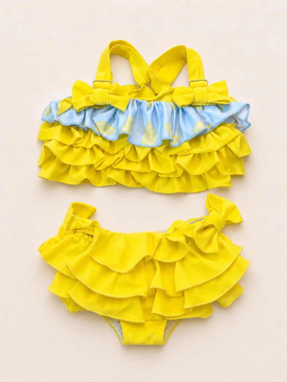 Lemon Ruffle Bikini Two-Piece — Lemon collection