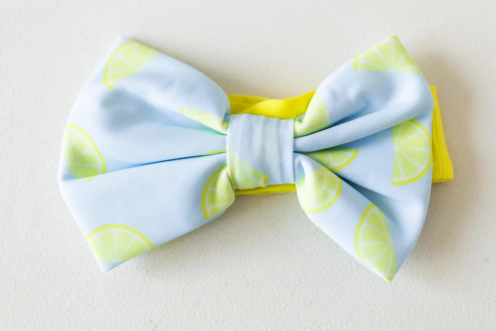 Lemon Headband & Bow — Lemon collection