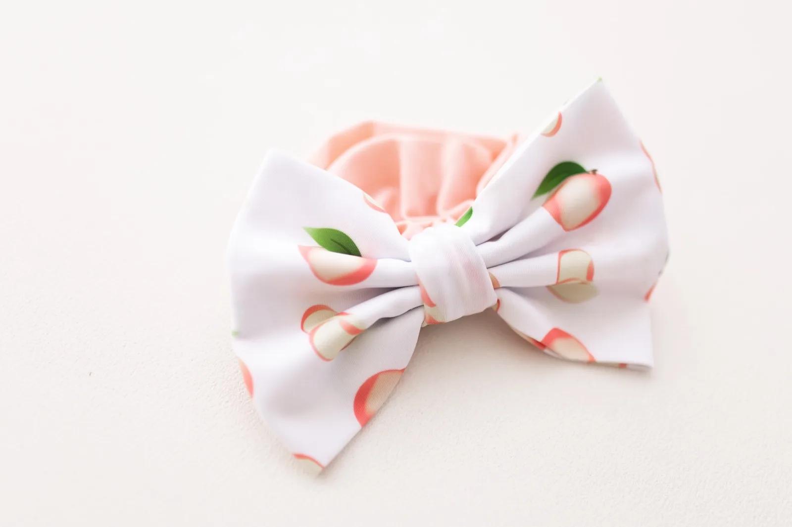 Peach Clip Bow — Peach collection