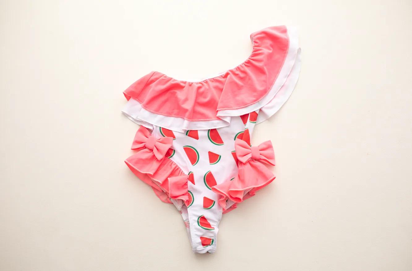 Watermelon Off-Shoulder One-Piece — Watermelon collection