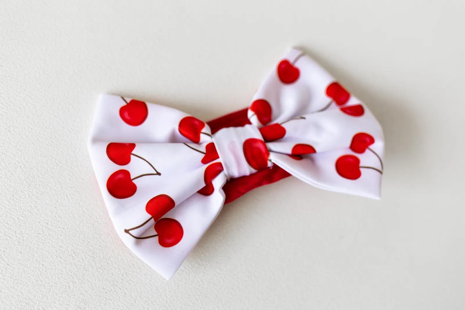 Cherry Headband & Bow — Cherry collection