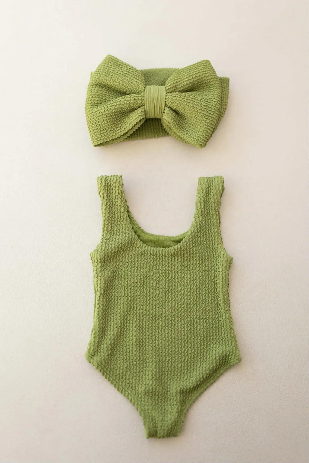 Khaki swimwear